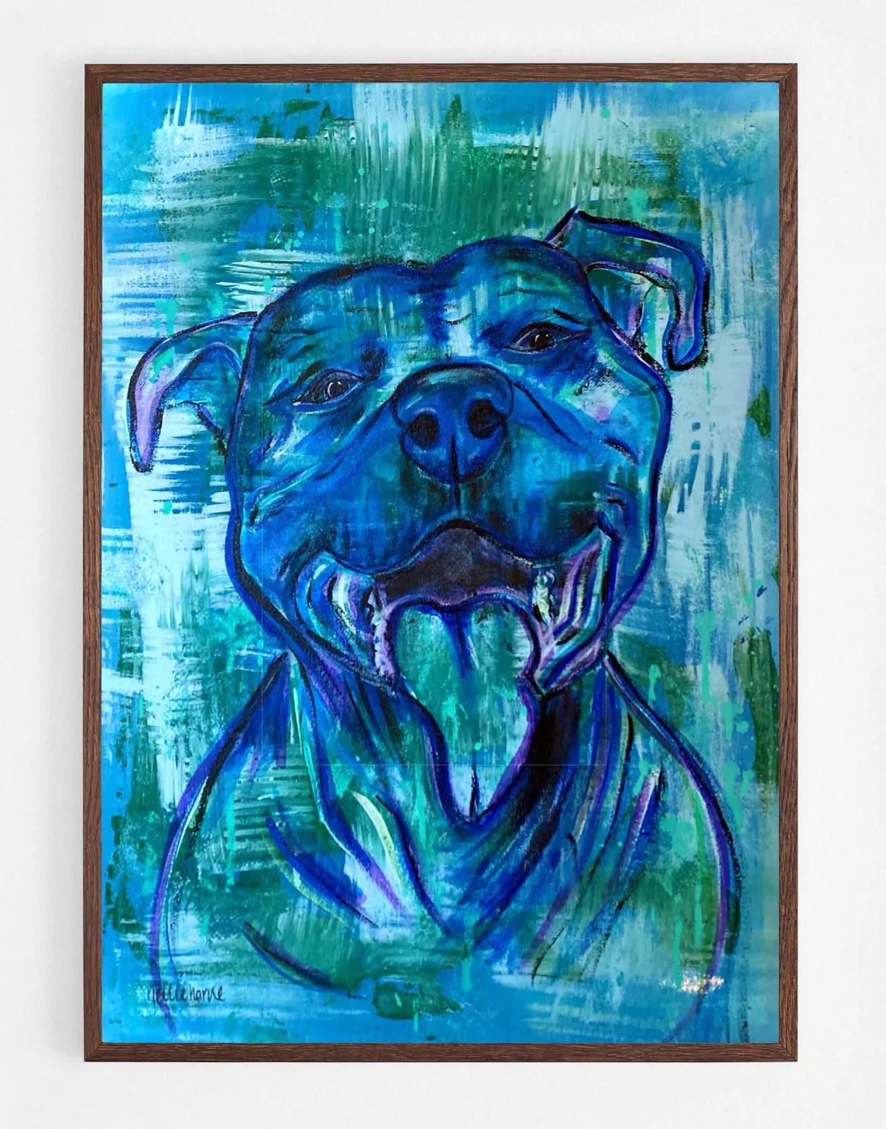 Pet portrait painting