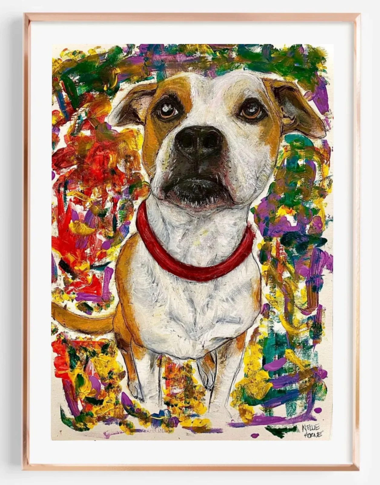 Pet portrait painting